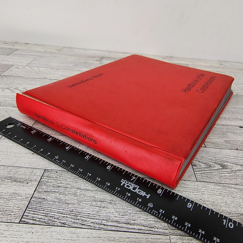 Handbook of the Constellations Astronomy Reference Book Science Guide 1977 3rdEd